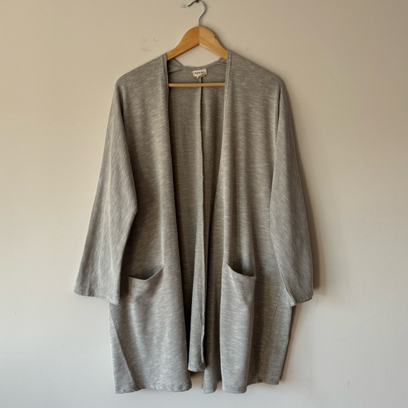 NWOT DONNI. Rib Sweater Coat - Picture 3 of 8